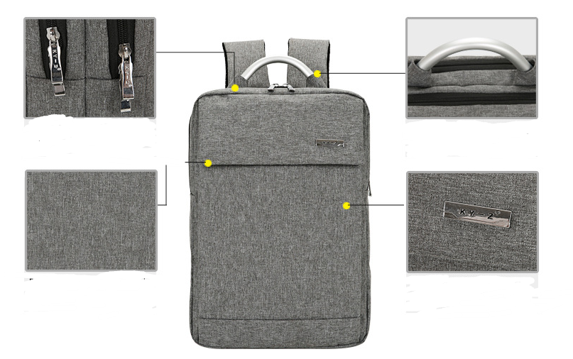 Fabricants et personnaliser le type de double sac d'épaule multi fonction portable PC paquet