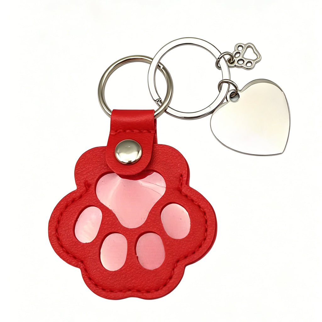 Pendentif de porte-clés photo d'animal sculpté