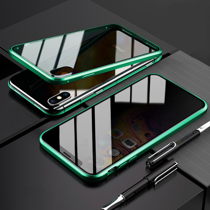 Cas de téléphone magnétique anti-peeping pour le cas