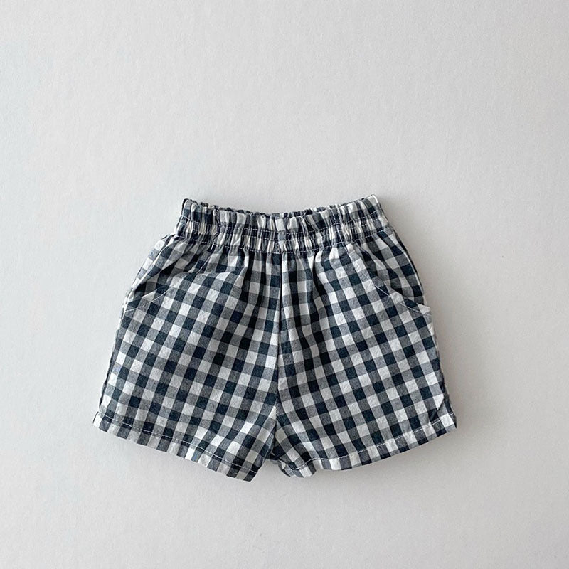 Ins Baby Loose mince coton et short en lin Style enfantin