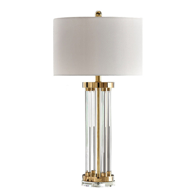 Postmoderne étude colonne de cristal de luxe salon