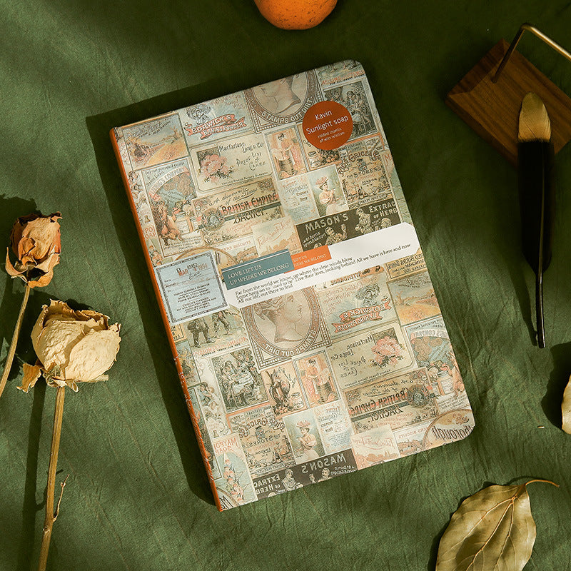 Personnalité créatif papier kraft illustration d'humeur carnet