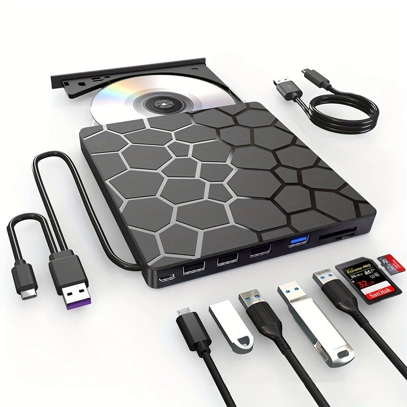 Rédacteur de CD externe multifonctionnel