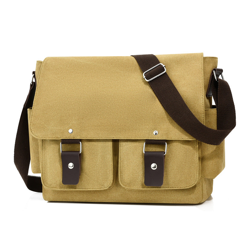 Toile Utilitaire Sac Messenger pour hommes et femmes