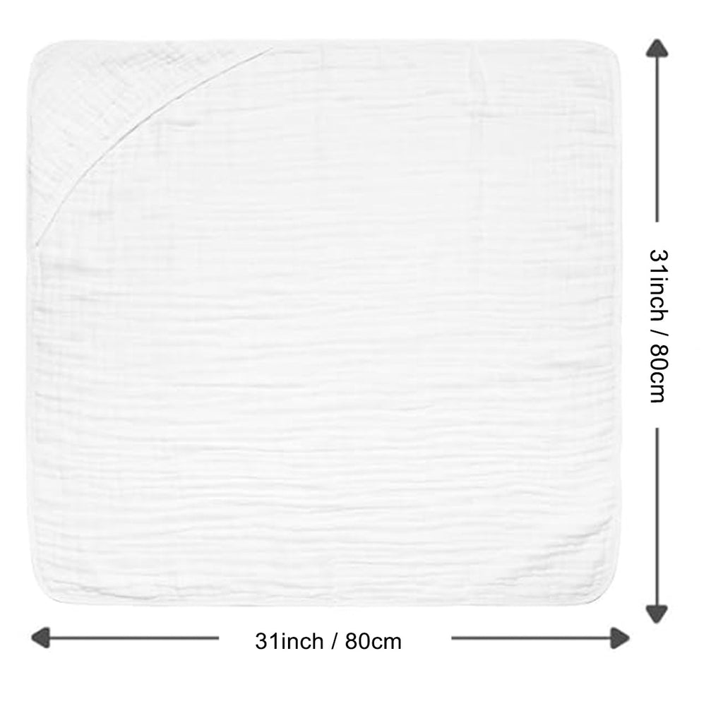 Serviette de bain à capuche 6 couches pour enfants