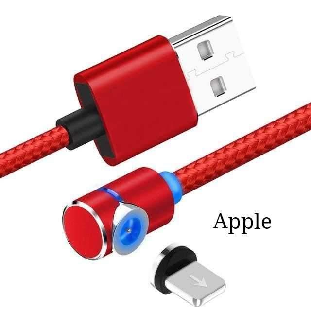 Câble magnétique LED Magnet Chargeur Câble USB & USB Type-C USB C