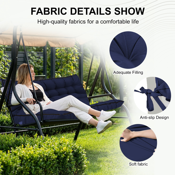 70-inch outdoor swing cushions