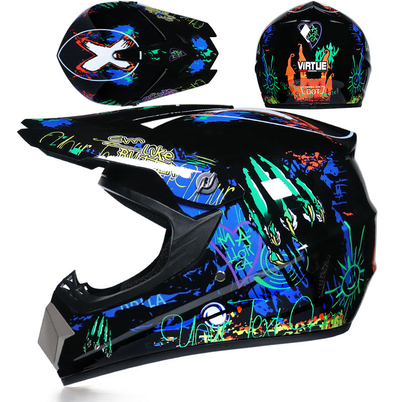 Casque hors route Moto Petit casque hors route