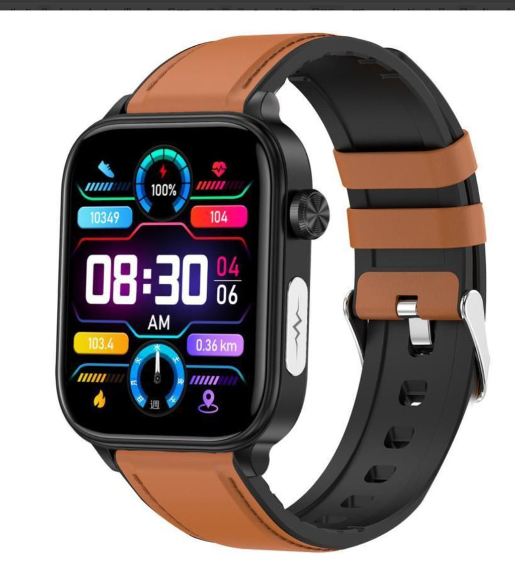 ET570 Smart Watch Bluetooth appelant la fonction ECG ECG Blood Glucose Véritable Blood non invasif