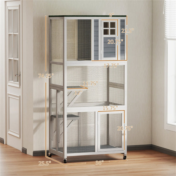 Escaliers pour animaux de compagnie Cat Climbing Tower Cat House
