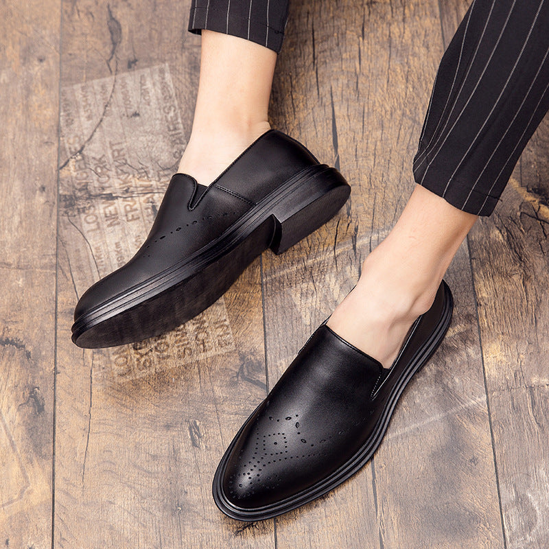 Chaussures en cuir pour hommes de grande taille