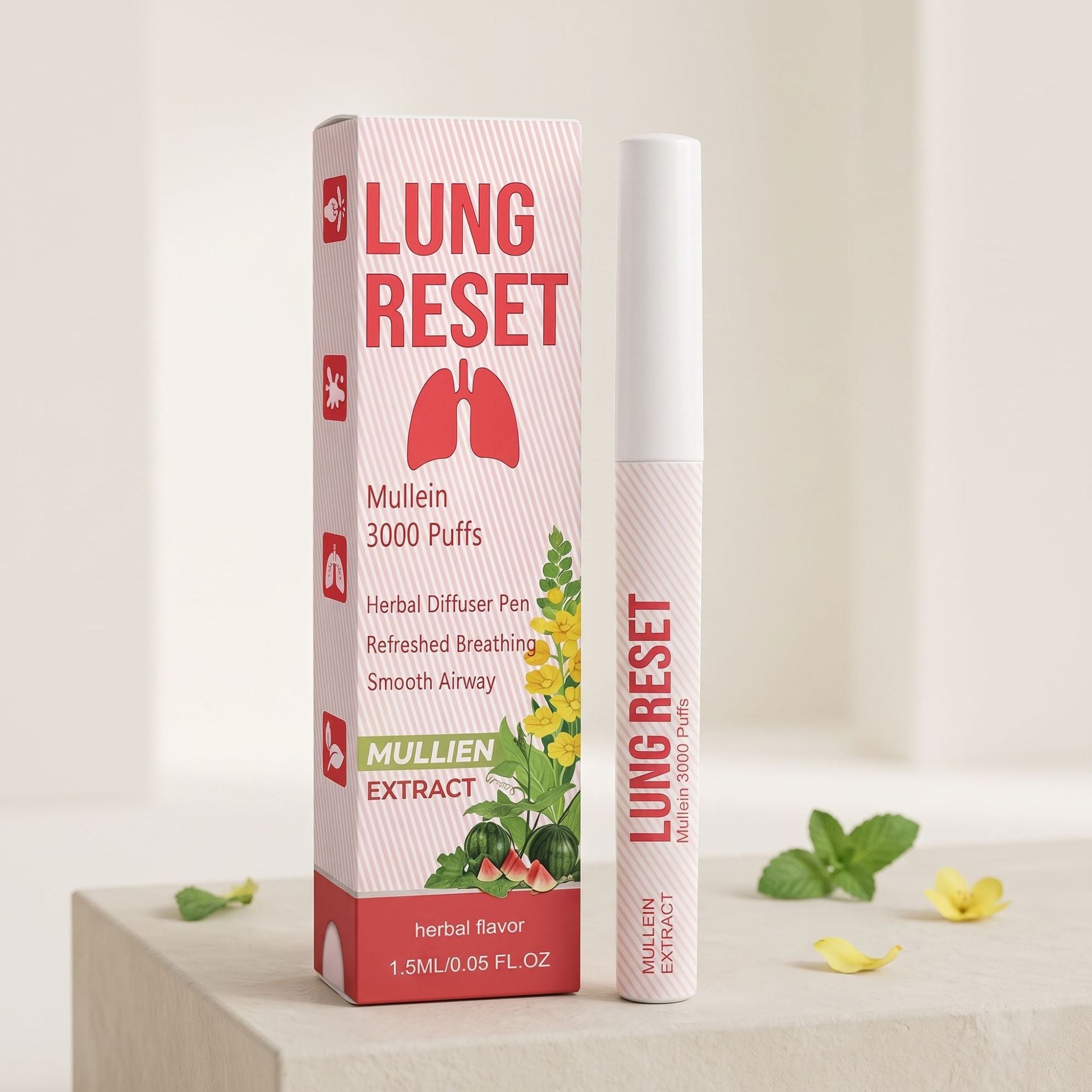 Aromathérapie Mullein Stick Inhalateur