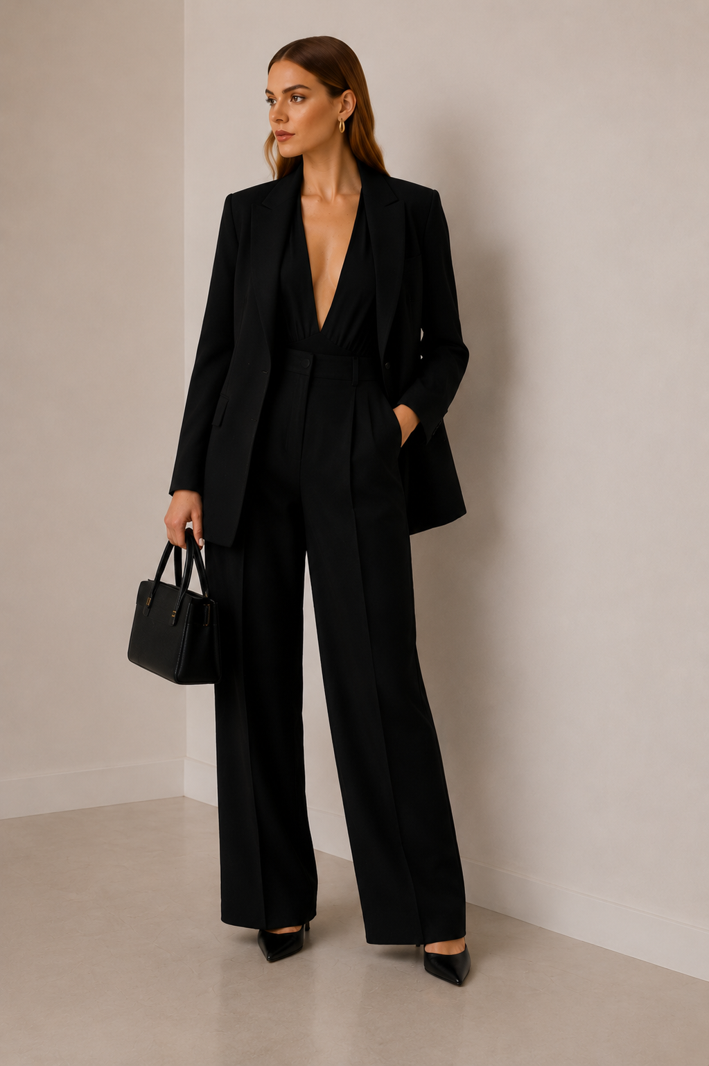 Bodysuit sans manches Stretch Basic Top