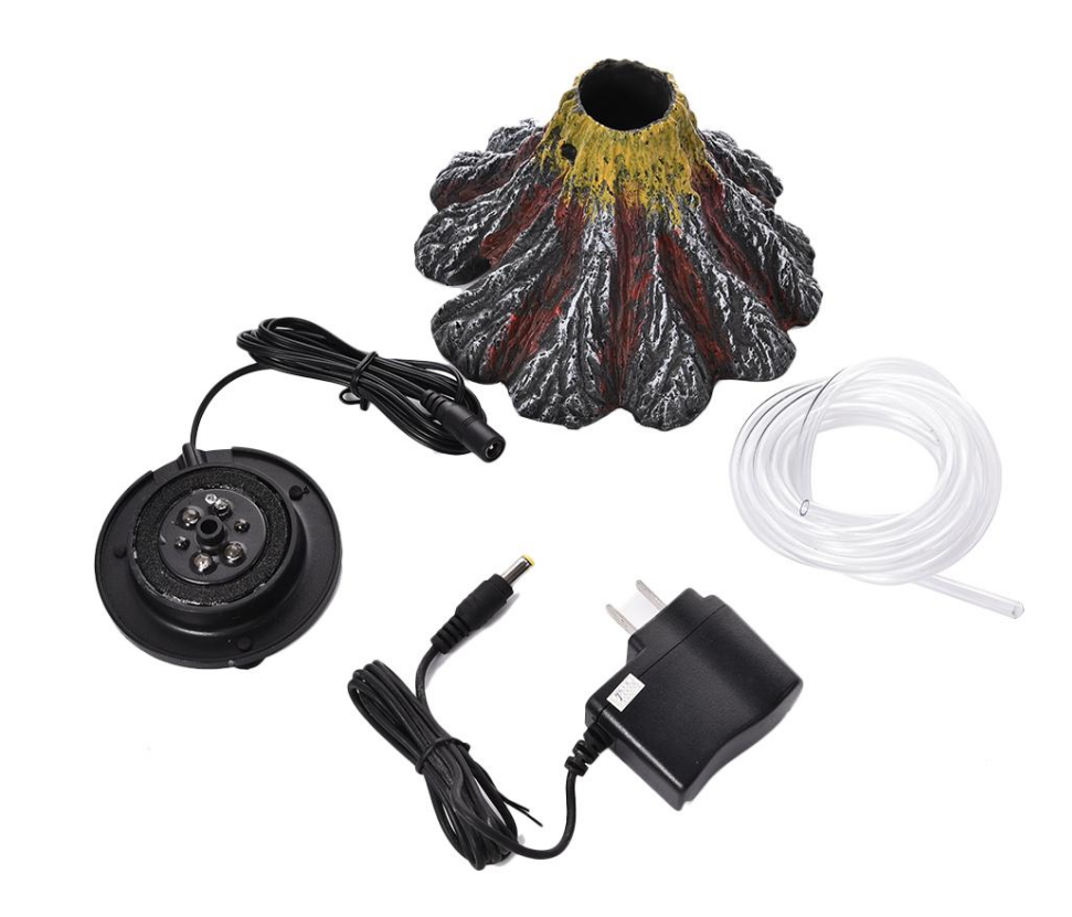 Creative Volcano Ornament for Fish Tank