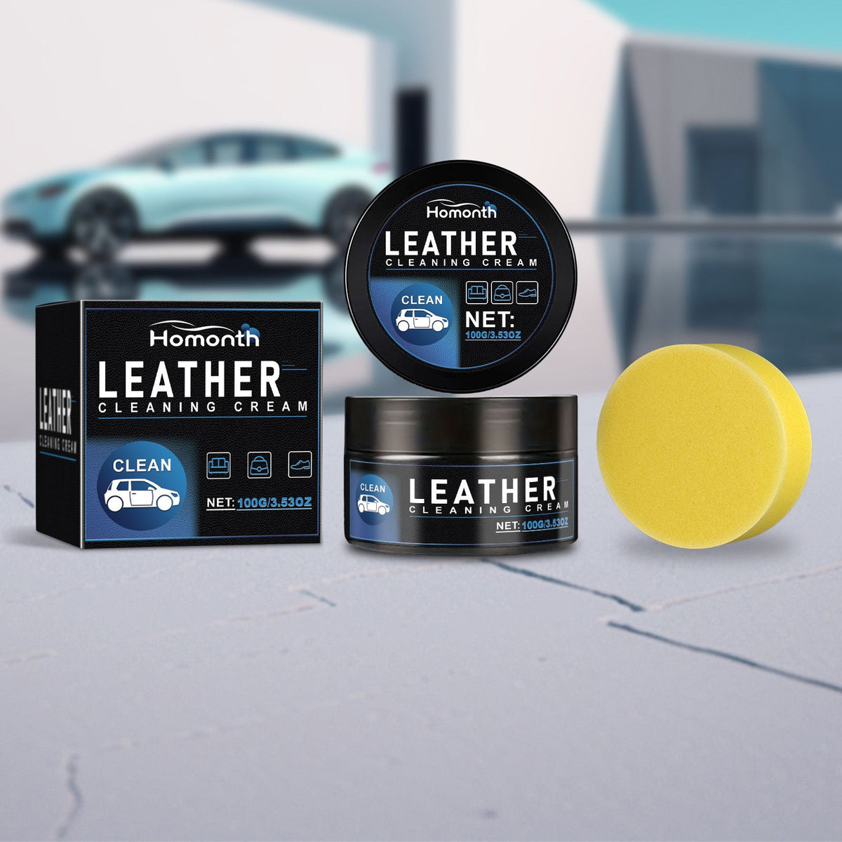 HOMONTH Automotive Pâte de soins en cuir