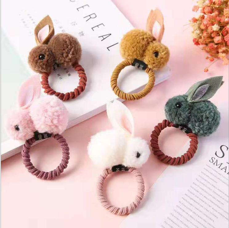 Bande de caoutchouc bunny tridimensionnelle mignon