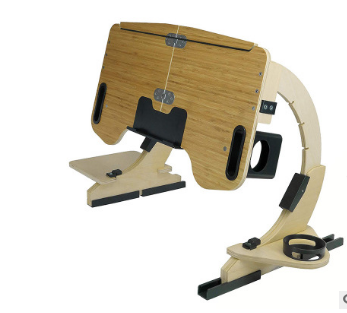 Bureau en bois pour ordinateur portable