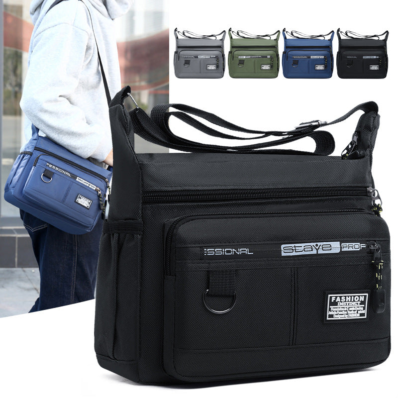 Sac transversal homme multicouche de cinq couches
