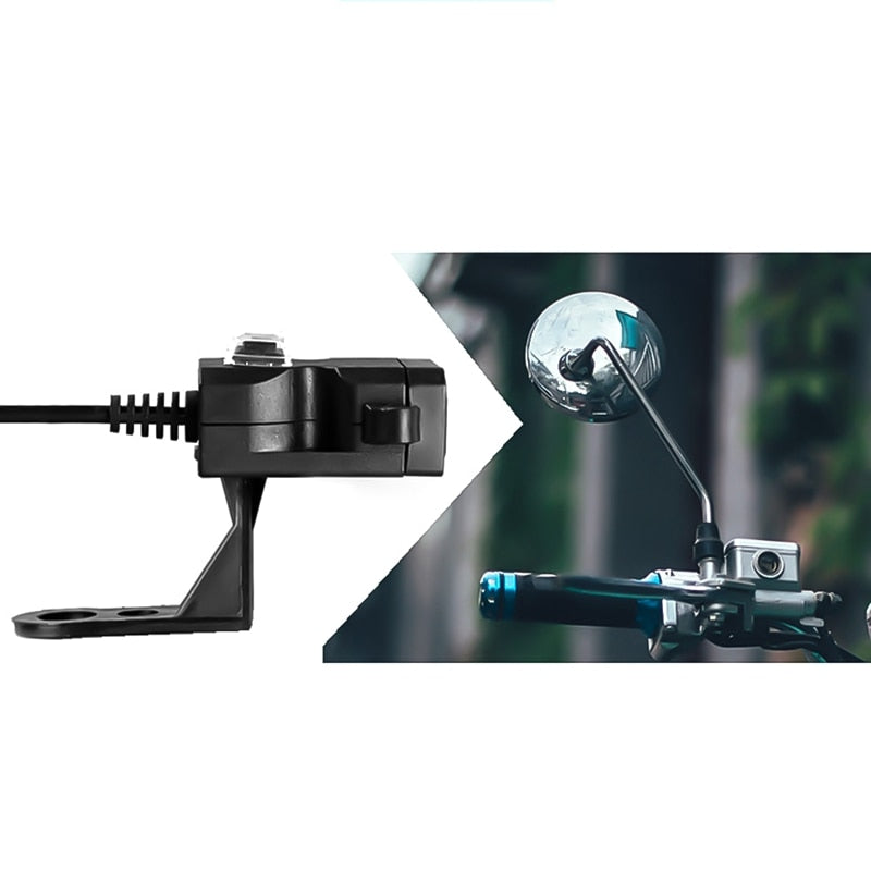 Double port USB 12V guidon de moto étanche chargeur 5V 1A / 2.1A prise d'alimentation