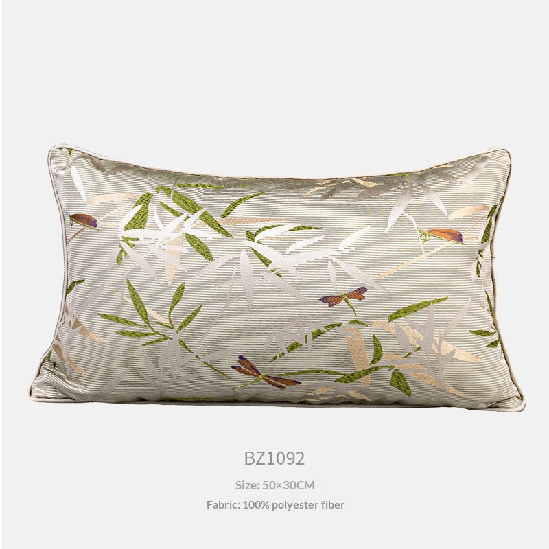 Encre chinoise style Dragonfly Salon Canapé lancer oreiller