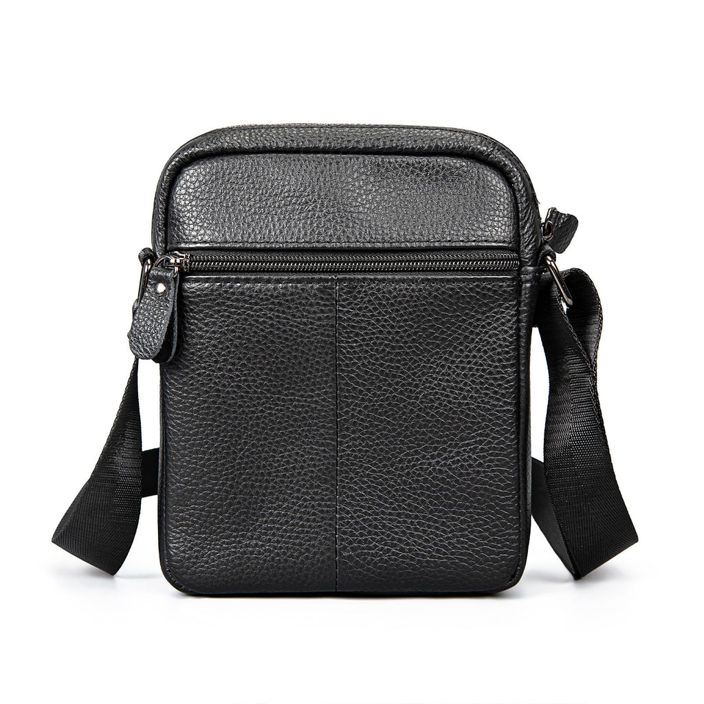 Sac en cuir véritable de première couche de vache pour hommes