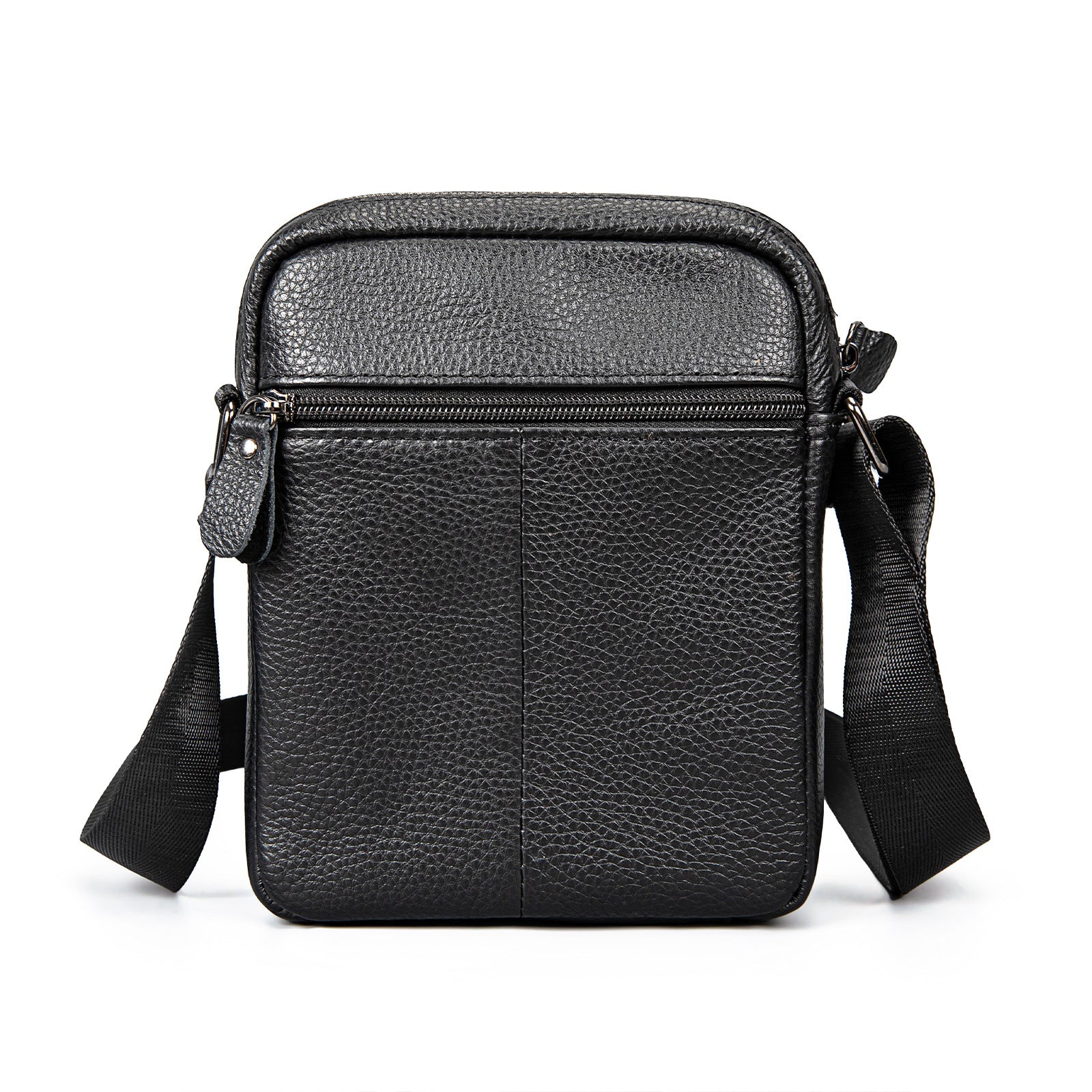 Sac en cuir véritable de première couche de vache pour hommes