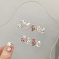 Art des ongles Printemps Petites fleurs Vibe d'été Faux ongles