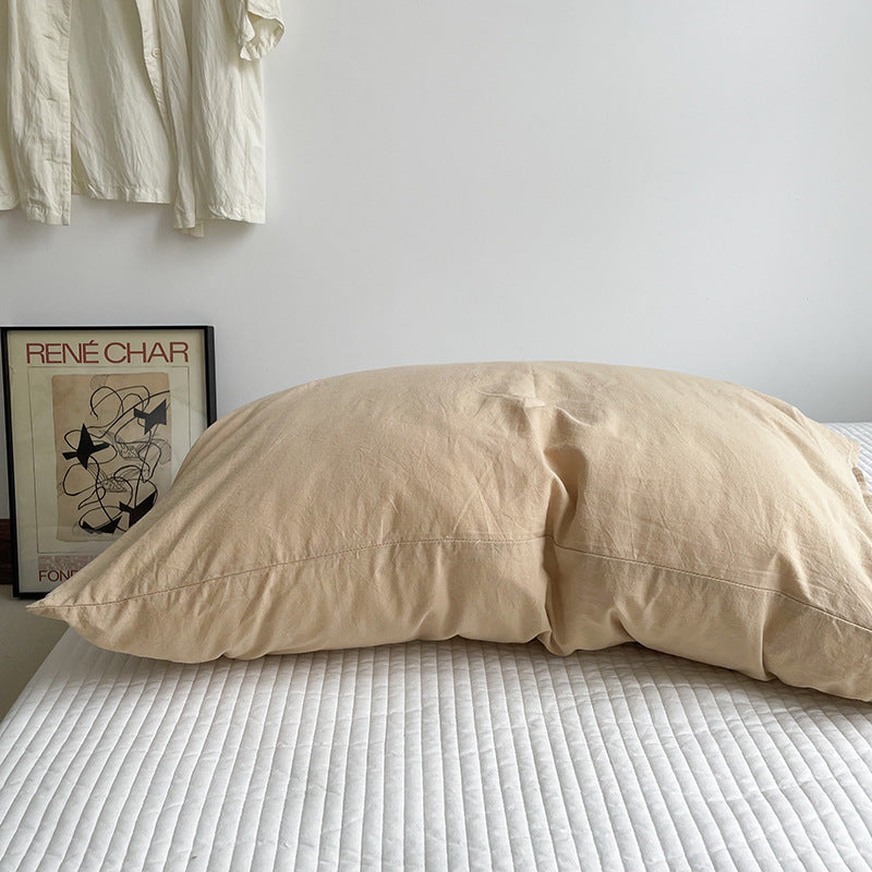 Coussin en coton lavé tout coton