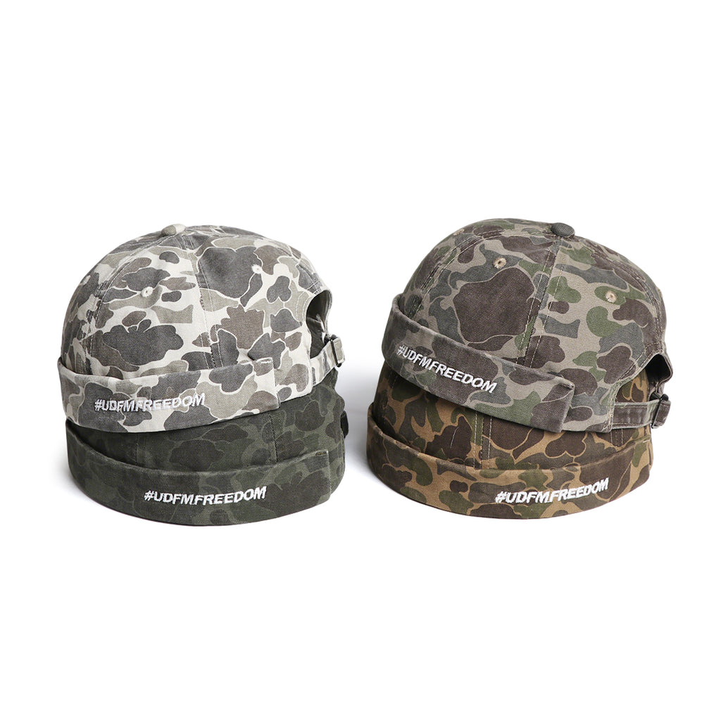 Les hommes et les femmes rétro Camouflage lettre imprimée Broderie réglable rue Bohemia