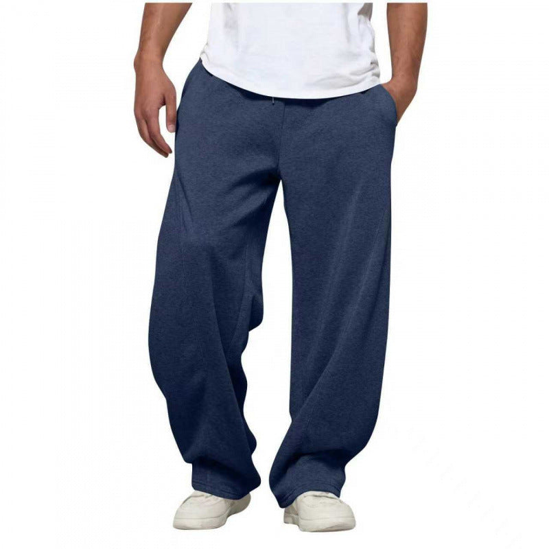 Pantalons de piste lisses pour hommes