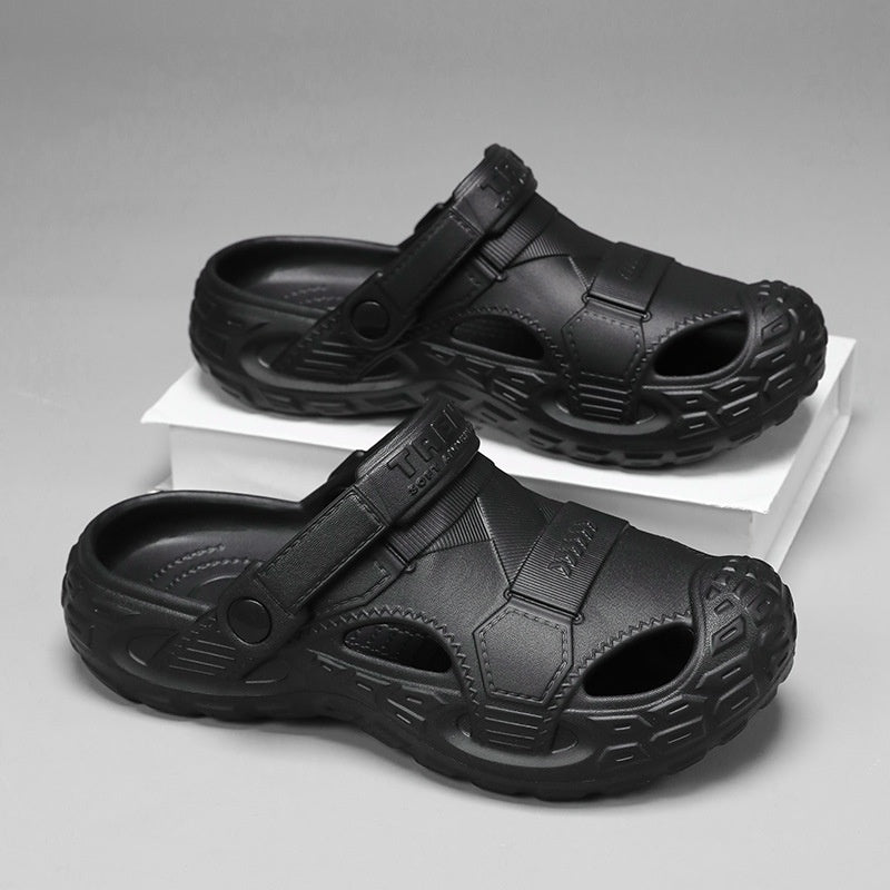 Hommes Été Outdoor Non-Slip Soft-Soled Beach Clog Chaussures
