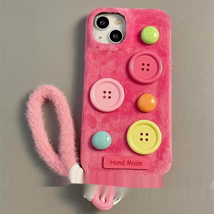 Boutons colorés Velvet pour les boîtiers de téléphone élégants