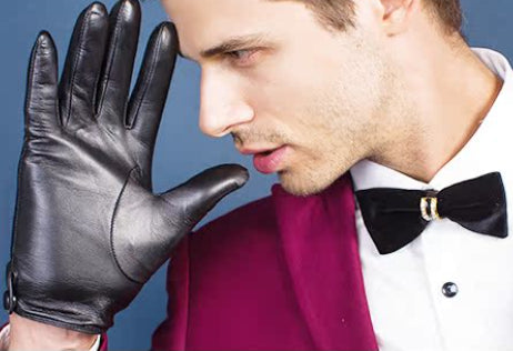 Gants en cuir de conduite moto