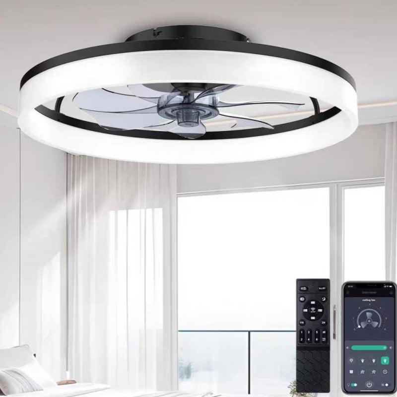 Restaurant léger de style nordique Smart Fan Light