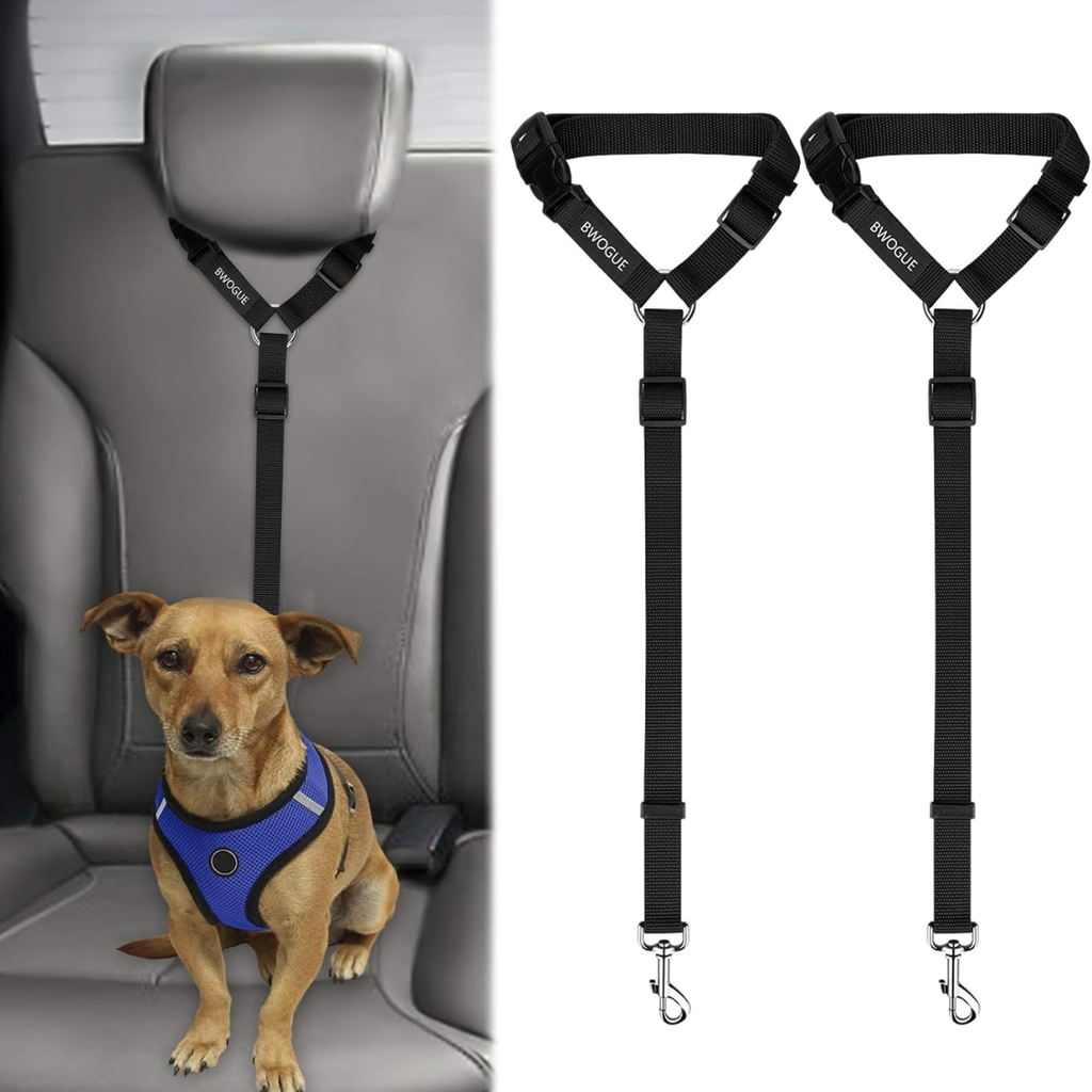 2 Pack ceinture de siège pour chien pour voiture