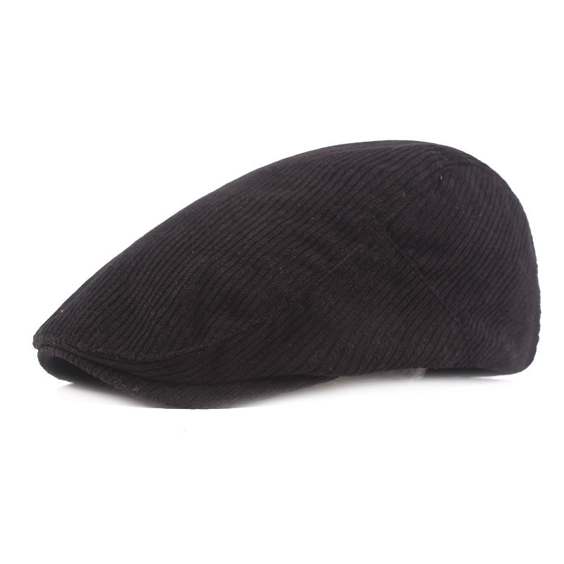 Les hommes rayés ont pris un cap chaud pour l'automne et l'hiver Casual Baseball Cap
