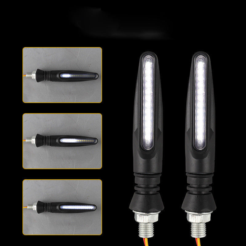 De bande LED Sequential Turn Signals pour les accessoires de moto modifiés 12V lumière de course