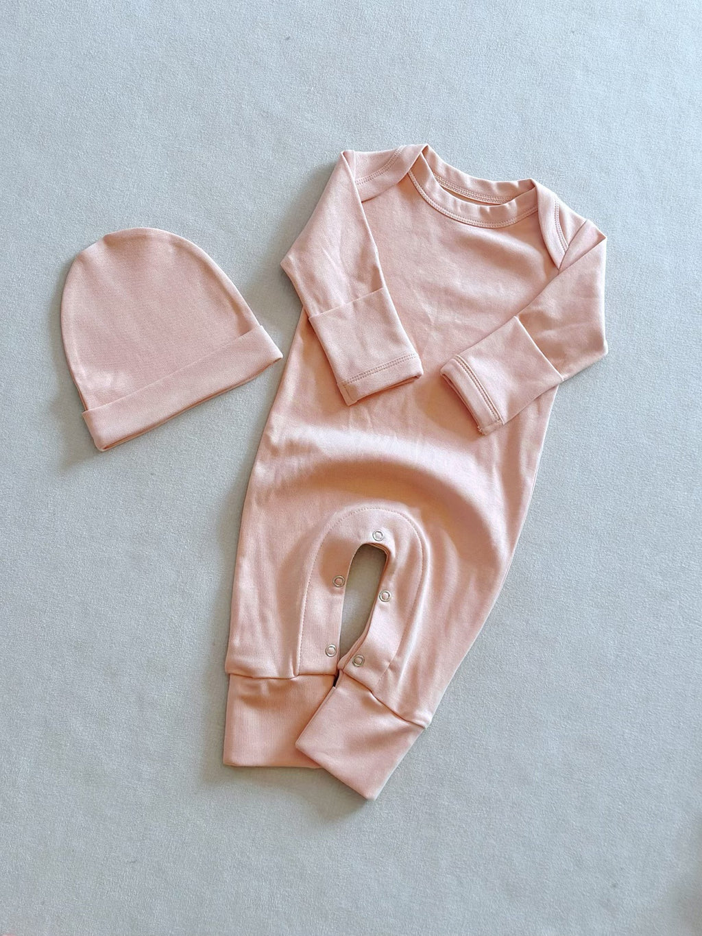 Hiver bébé couleur solide combinaison de saut manches longues nouveau-né sac veste de pet