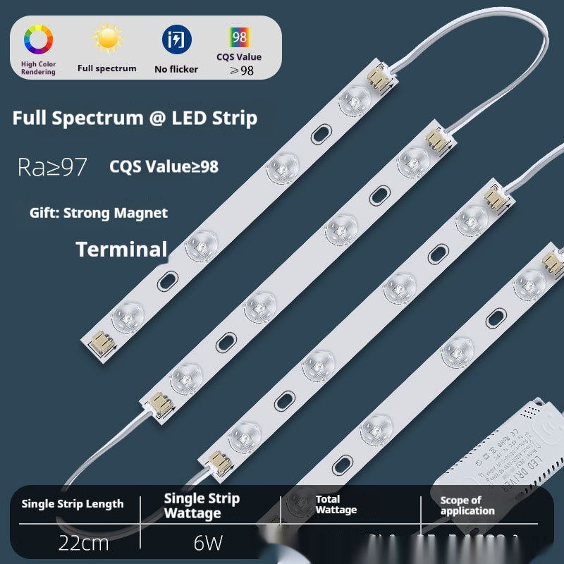 Plein spectre Led Super Bright Patch remplacement source de lumière Plafond plaque de base de lampe