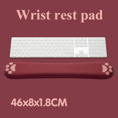 Cat's Claw Memory Mousse Keyboard Support main Bracelet Cute Cartoon Creative