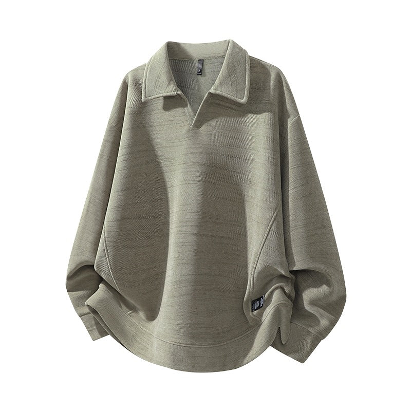 Haut du palonnier occasionnel masculin à manches longues pour l'automne Et l'hiver