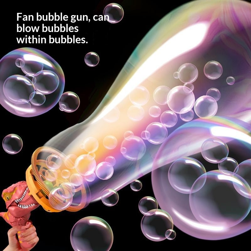 Dinosaure Bubble Gun pour les enfants - Machine à bulle électrique géante