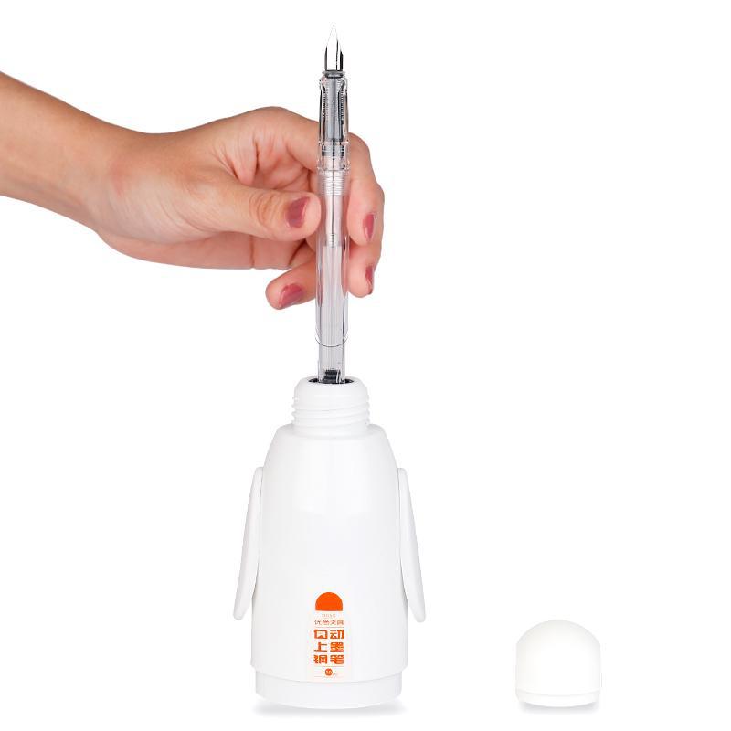 Youshang Big White Automatic Enk On Ink Blotting Pen étudiants
