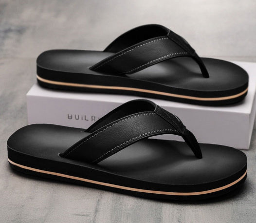 Hommes Flip-flops Arrivées d'été Non-dérapant et occasionnel pour l'usure extérieure