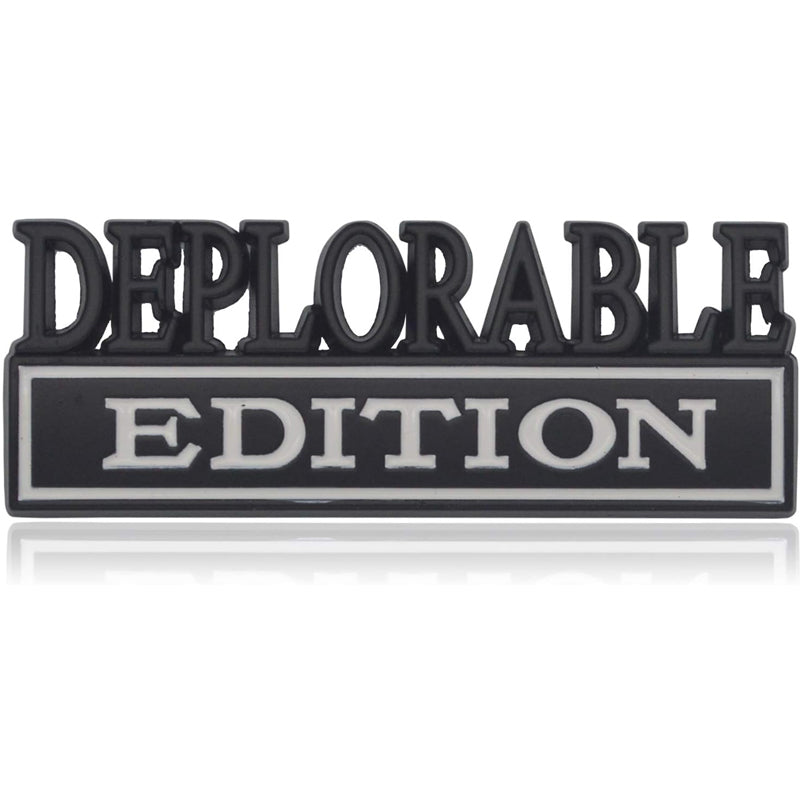 2pcs Depllorable Edition Emblems