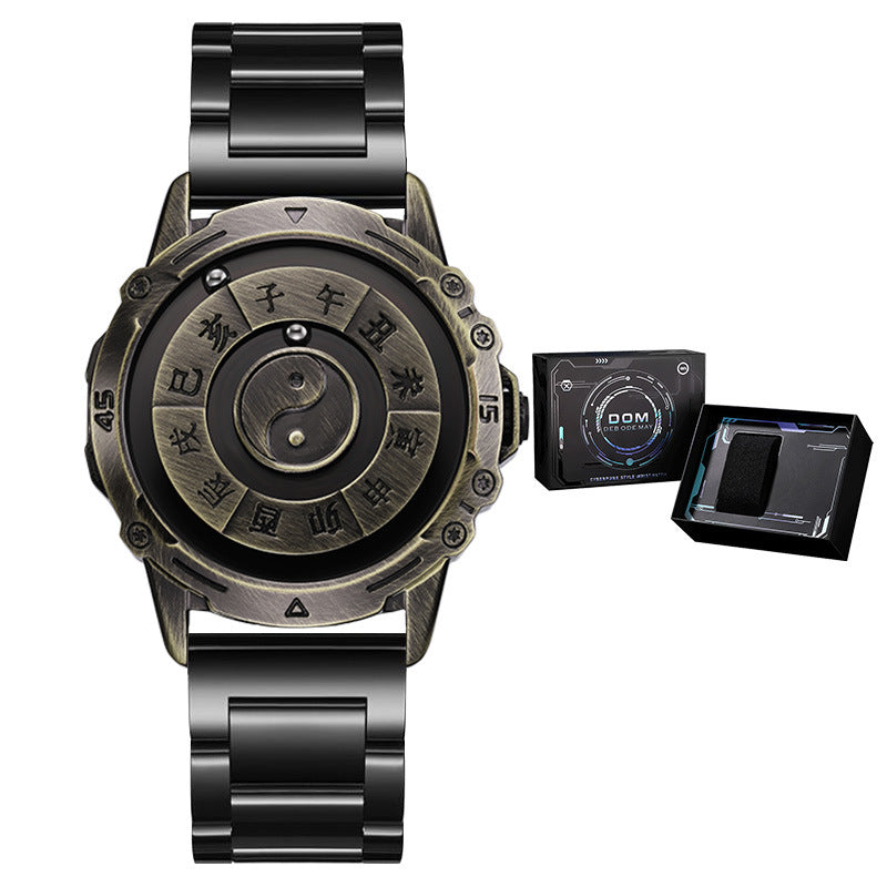 Bagua Maglev boule magnétique montre 12 heures