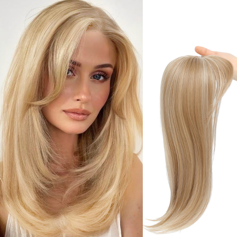 Perruque intérieure boucle Coiffure synthétique simulation cheveux Clip Extension