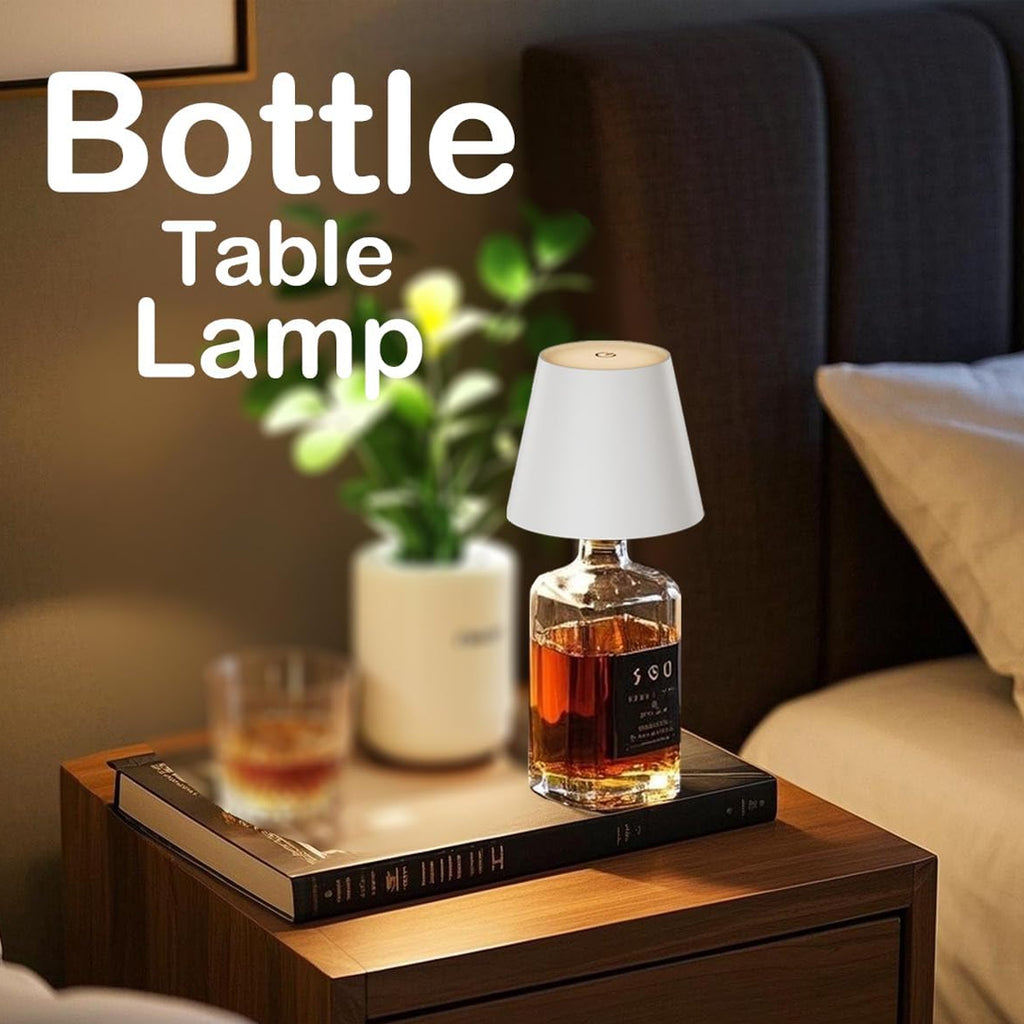 2 Pack LED bouteille de vin lumière touche variable 3 modes de couleur 1200mAh lampe de bouteille rechargeable