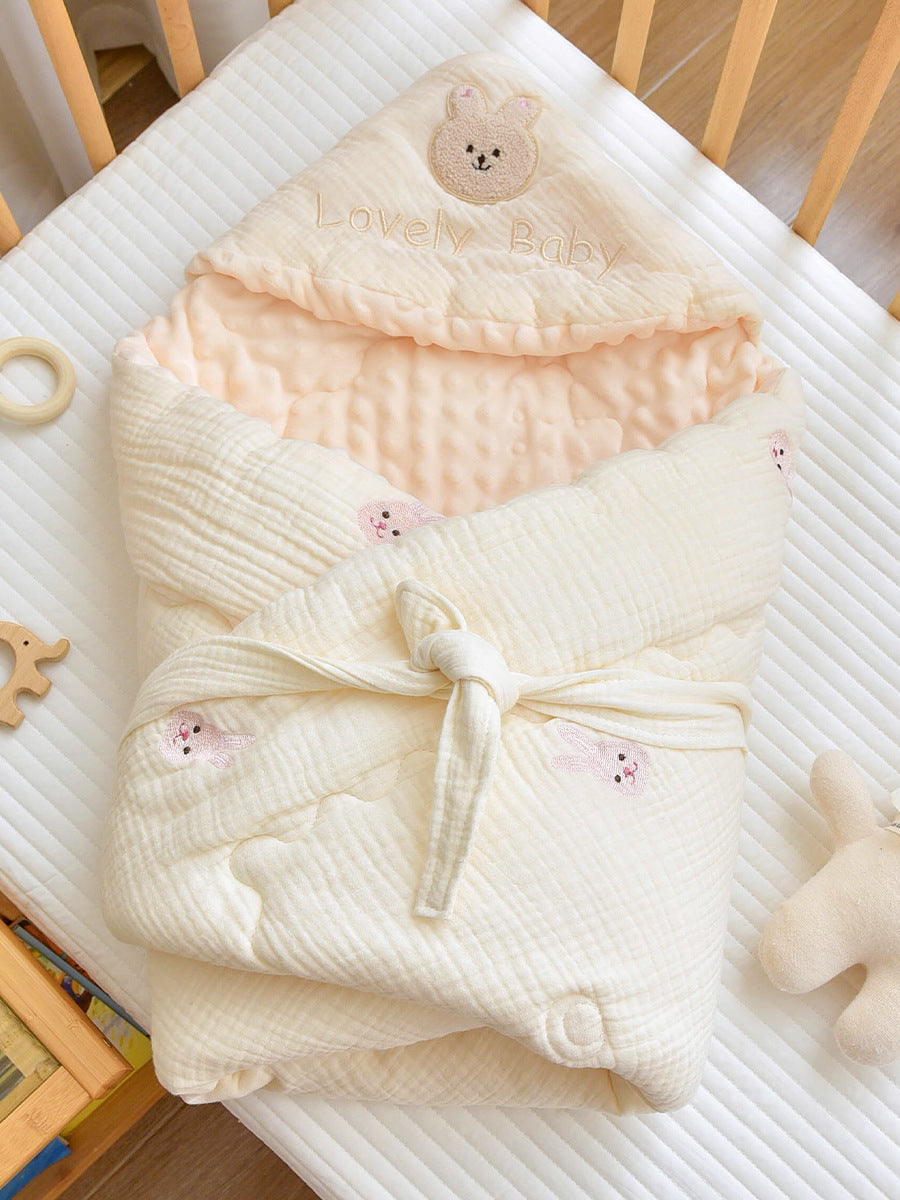 Couverture de swaddle épaisse pour les bébés pour prévenir le réflexe de démarrage