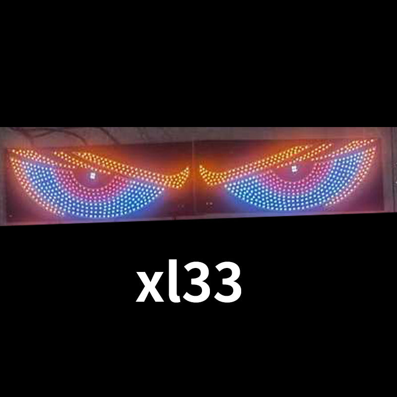 Étiquette de lumière de voiture dynamique affichage LED